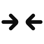 Arrow Double Horizontal In SVG Icon